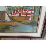Масло на платно Испания,двойна рамка - 3654 - КА42
